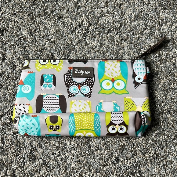 Thirty-One Owl Print SmallPouch - Picture 1 of 3